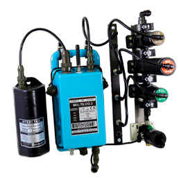 AkwaMetric realiza o monitoramento multiparamétrico autônomo de qualidade da água, pressão e vazão em redes de distribuição de água potável e outras localizações remotas que carecem de ligação elétrica. 